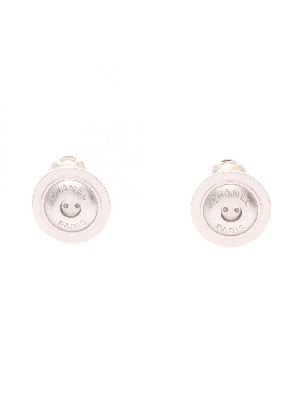 Chanel Logo Clip-On Earrings Stainless #261335C78B